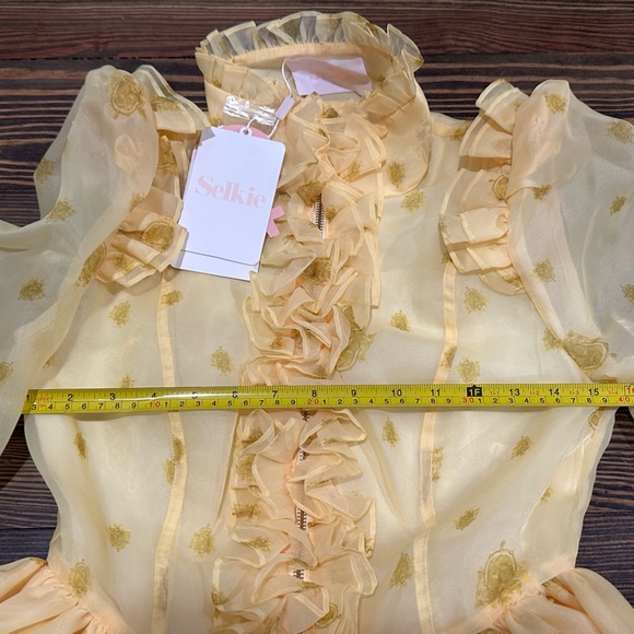 NWT SELKIE THE BANQUET BLOUSE - Picture 12 of 14